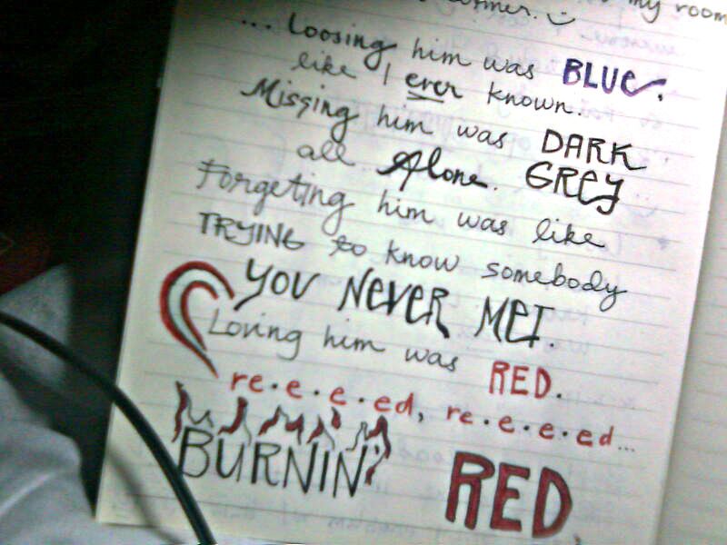 Red Taylor Swift Lyrics