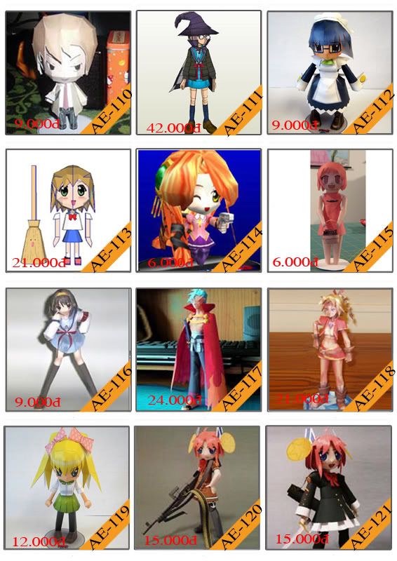 Bán mô hình giấy 3D chưa thành phẩm với 3,000 mẫu. - 20