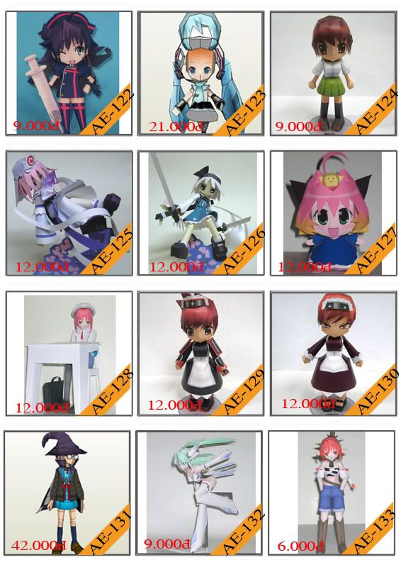 Bán mô hình giấy 3D chưa thành phẩm với 3,000 mẫu. - 21