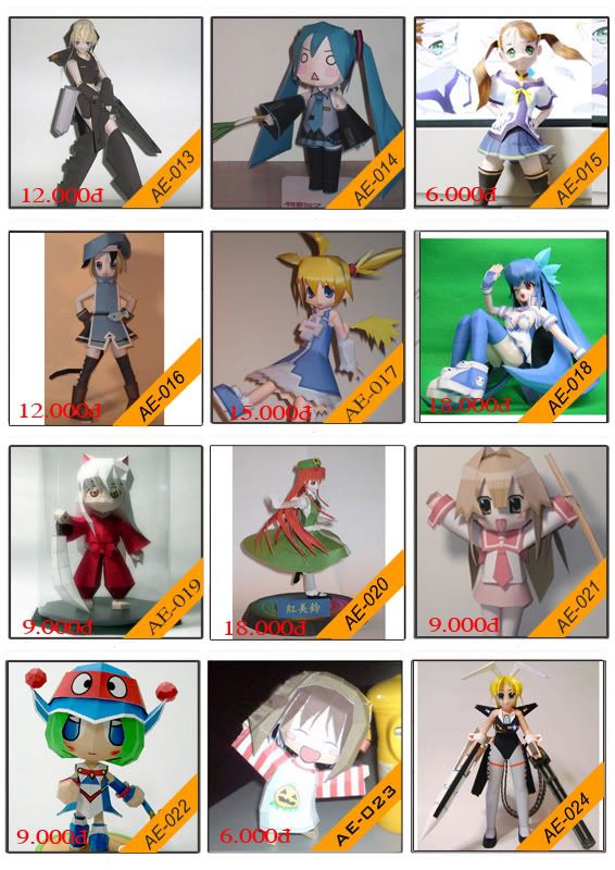 Bán mô hình giấy 3D chưa thành phẩm với 3,000 mẫu. - 12