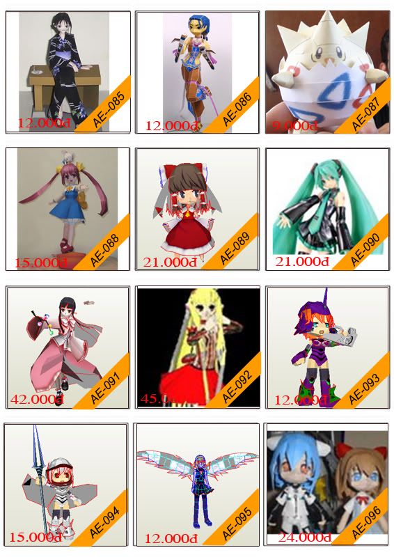 Bán mô hình giấy 3D chưa thành phẩm với 3,000 mẫu. - 18