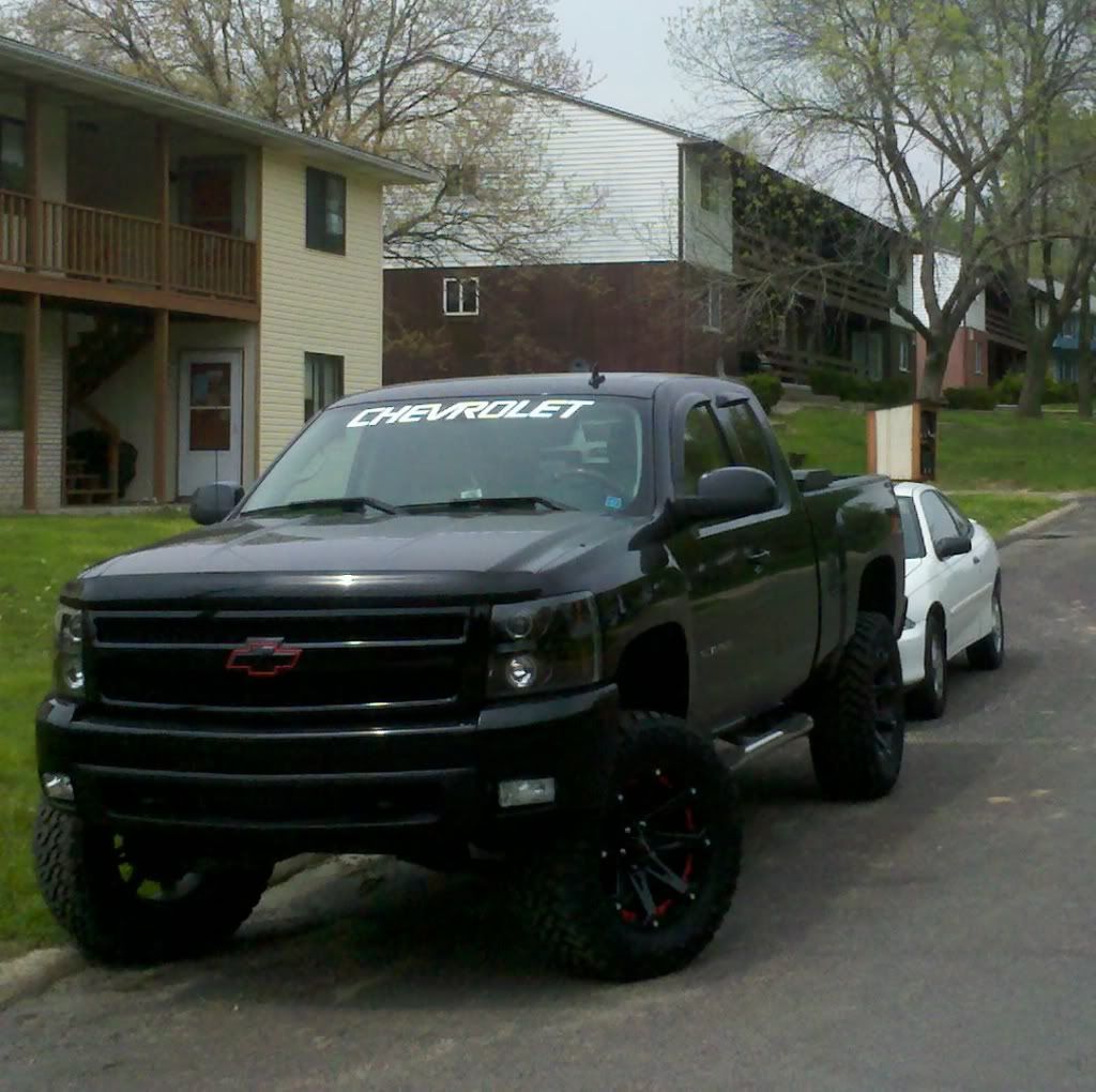 Chevy Silverado Lifted With Stacks