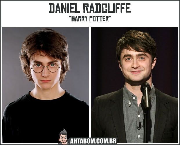 Personajes de Harry Potter sin maquillaje