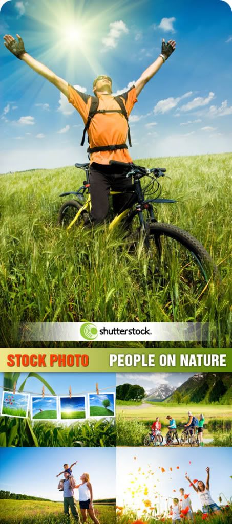 stock photos people. Stock photo - People on Nature