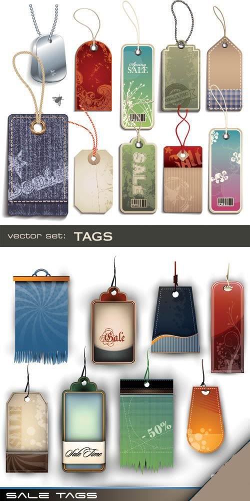 Stock vector - Sale Tags Collection 