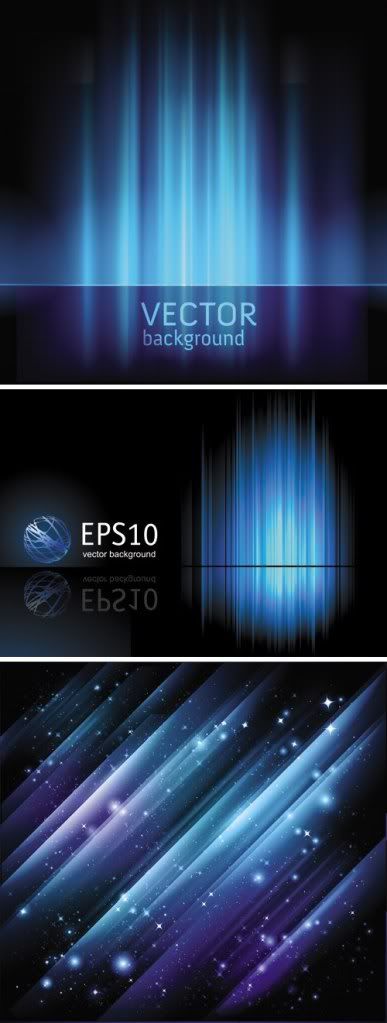 Stock vector - Blue Reflection Backgrounds