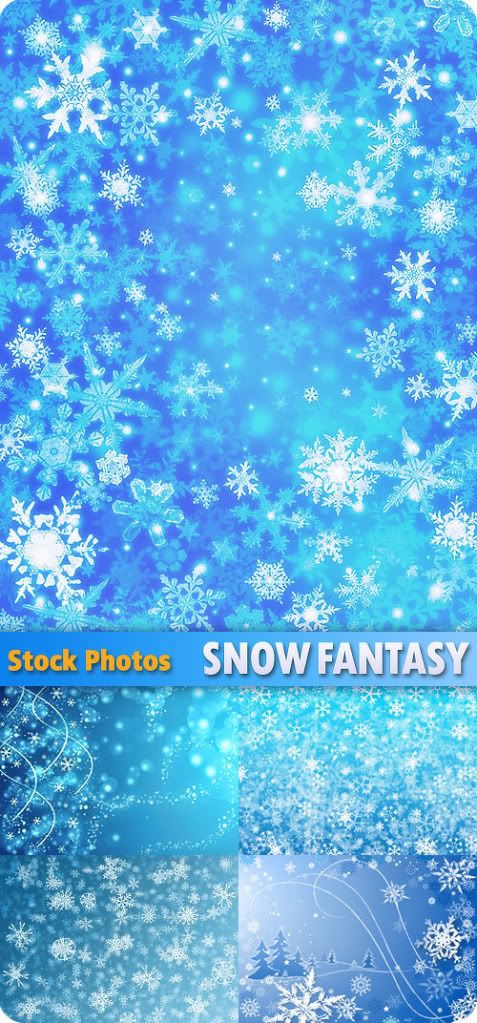Stock Photo - Snow fantasy backgrounds