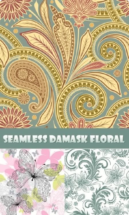 Seamless Damask Floral