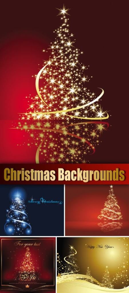 Christmas Backgrounds Vector 2