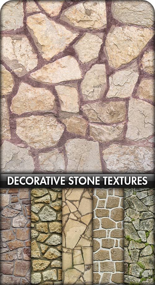 Decorative stone & granite textures