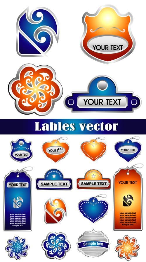 Stock vector - Lables