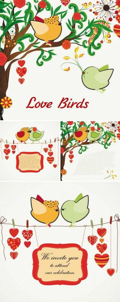 Stock vector - Love Birds