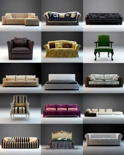 3D Models: Furniture Furman