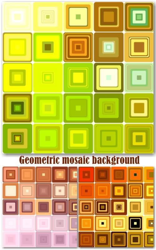 Stock vector - Geometric mosaic background