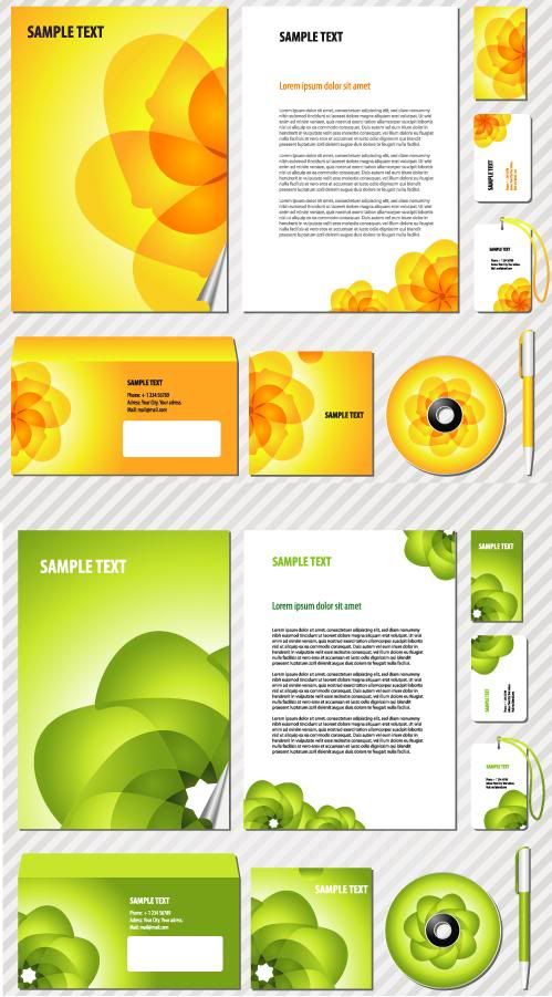 Stock Vectors - Flower business template