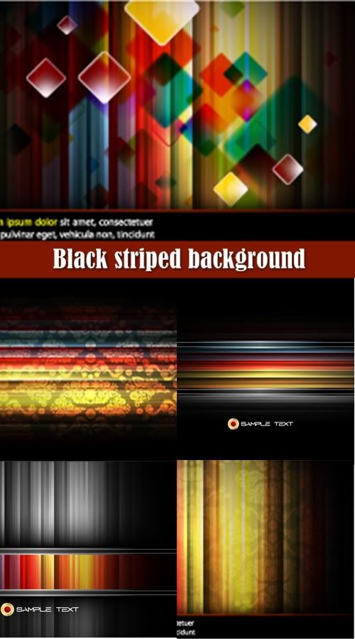 black and white striped background. Stock vector - Black striped