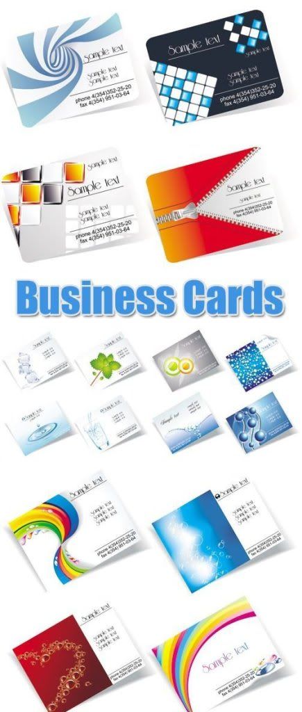 Stock vector - New 3D Business Cards