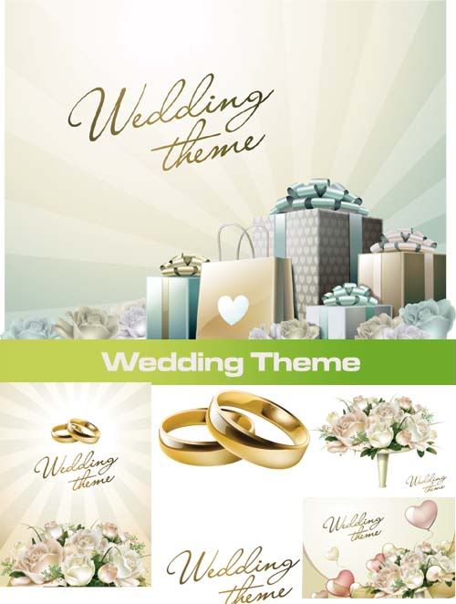 Stock Vector - Wedding Theme