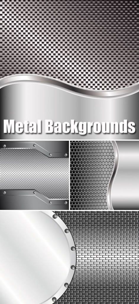 Stock Vectors - Metal Backgrounds