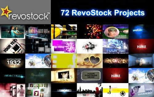 RevoStock Pack of 72 After Effects Projects