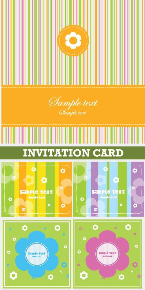 Stock Vectors - Invitation card