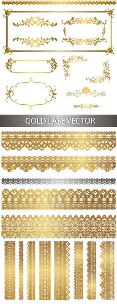 Stock Vectors - Gold lase