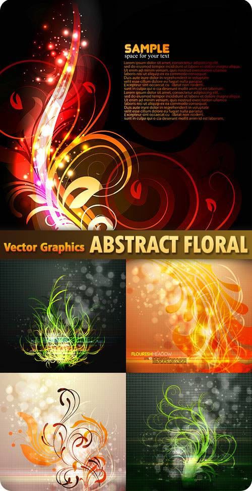Abstract Flourish Backgrounds