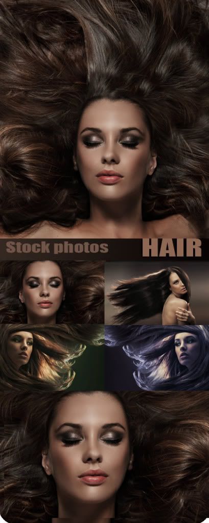 Stock Photo - Girl hair