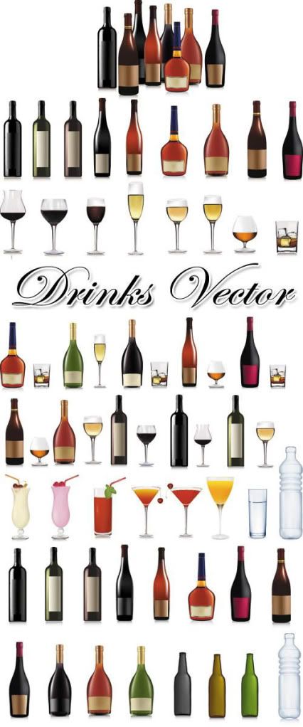 Stock vector - Drinks 