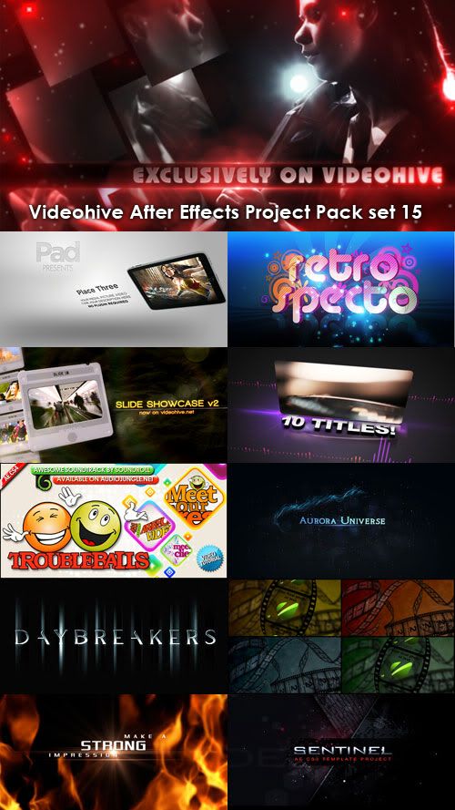 Videohive After Effects Project Pack set 15