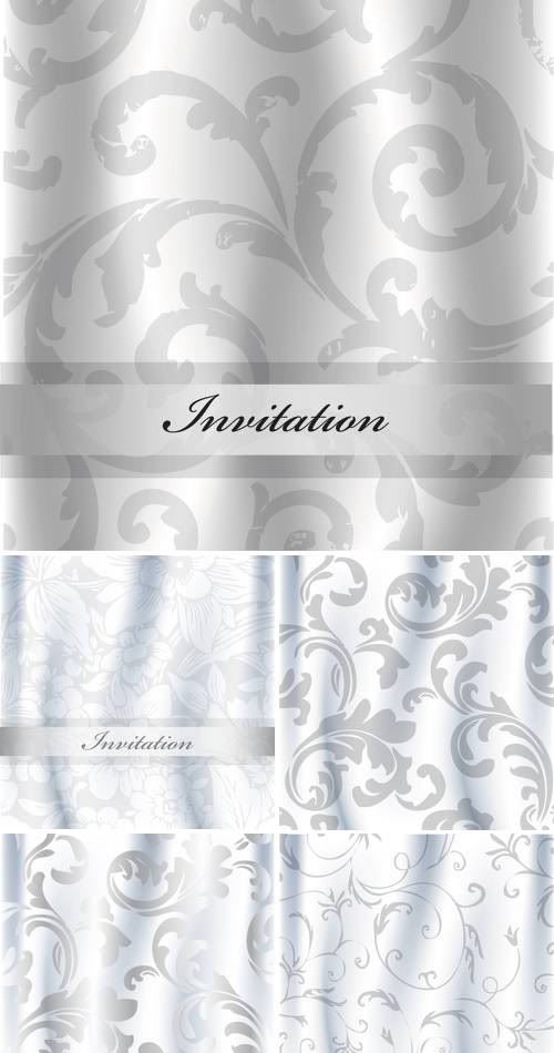 7 Stock Vector Wedding Invitations wedding invitation psd