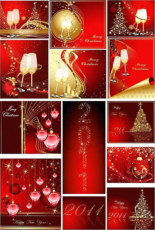 Stock vector - Christmas and New Year collection