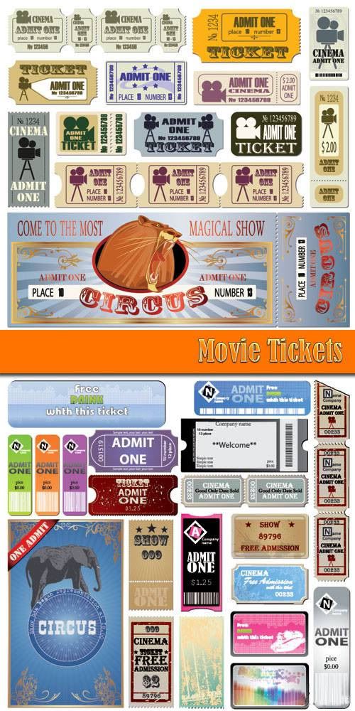 Stock vector - Movie Tickets 