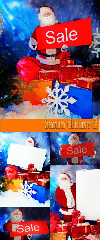 Stock Photo - Santa Clause sale