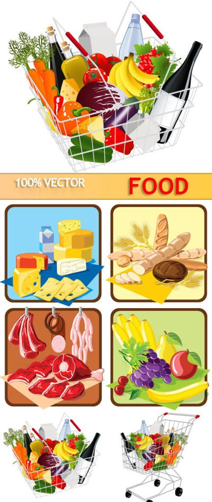 Stock vector - Foods for Good Health