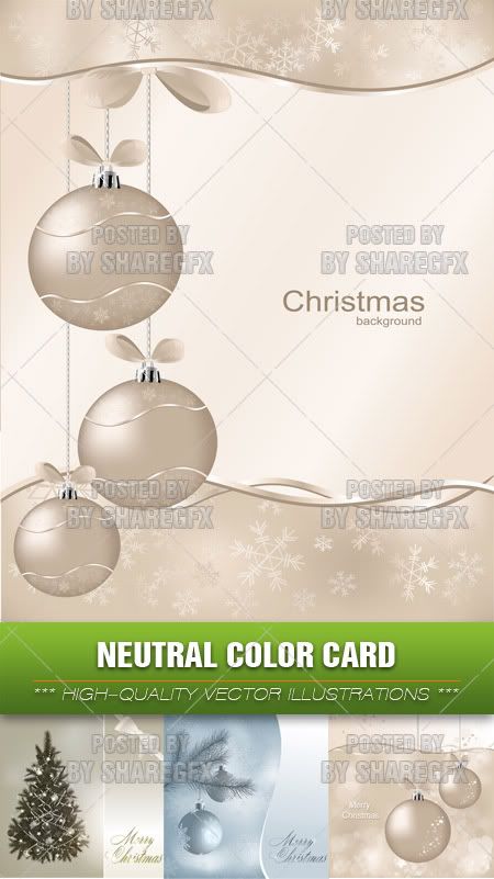 Neutral Color Christmas Cards