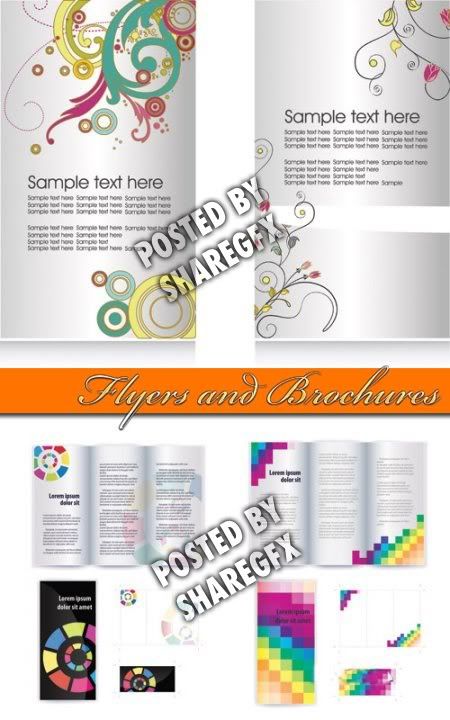 Backgrounds For Flyers. vector, wallpaper. Flyers