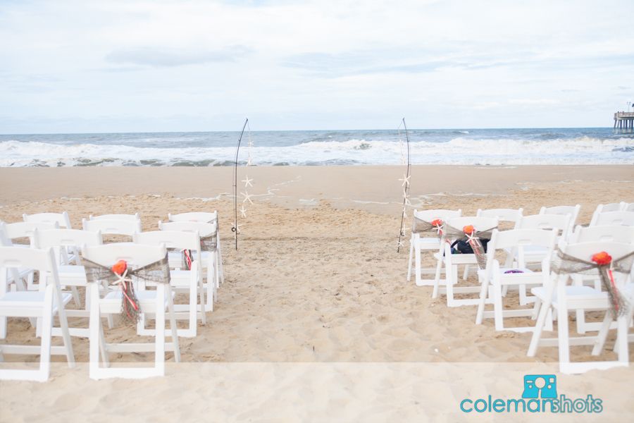 obx beach wedding