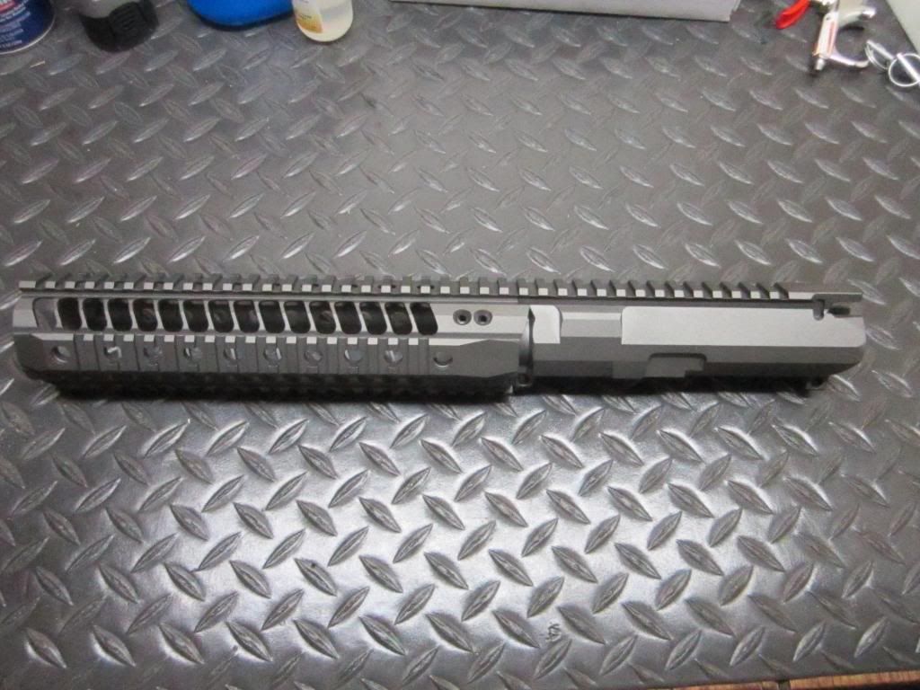 WTS Like New Spikes Biohazard Billet Upper Receiver 10 LW BAR Rail