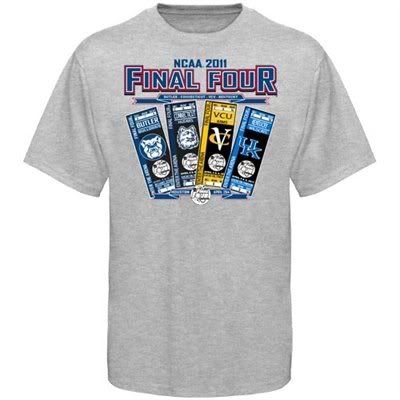 Final Four 2011 Tickets. Tickets on a t-shirt are just