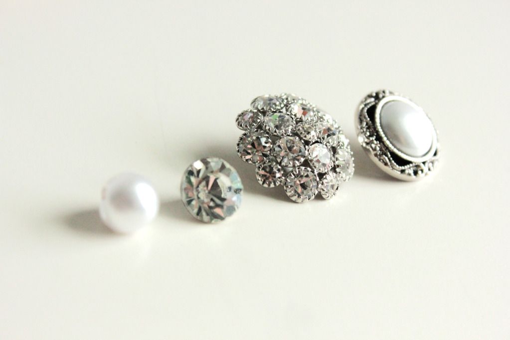 I was not able to find a wide variety of pearls and sparkle embellishments.  I tried to keep in mind that you prefer pearls over lots of sparkle.  What I found was that this type of thing comes in small packs and selection is limited.  These I thought looked the best quality at the stores compared to some others.  I can use any, none or all of them.