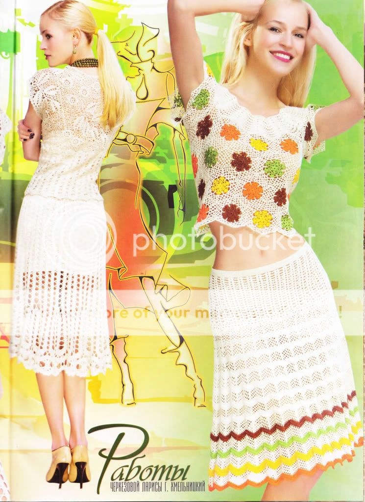 CROCHET PATTERNS Fall Womens Dresses tops Magazine Duplet 103  