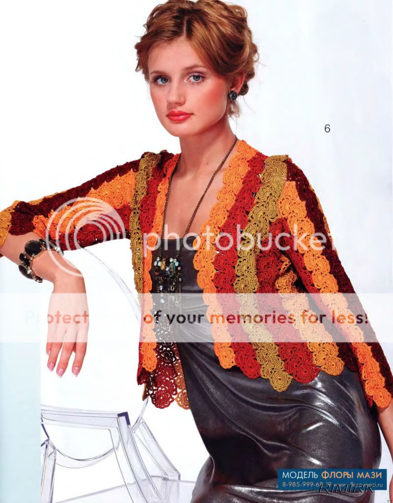 CROCHET PATTERNS Woman DRESS TOP Fashion Magazine 544  