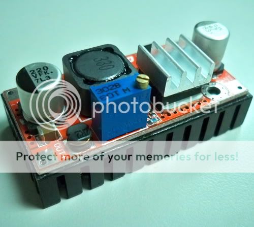 LM2596HV DCDC Step Down Converter Adjustable + Heatsink  