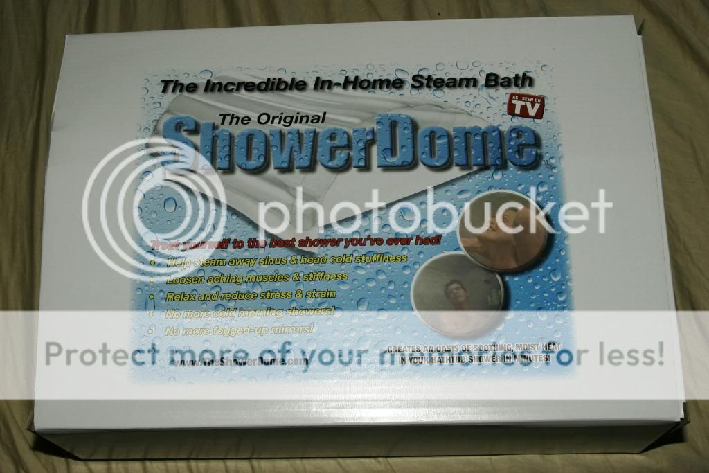 The Shower Dome Steam Capture System New Inflatable Dome w/ pump