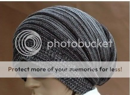   Knitting Stripe Waves Beanie Hat cap hip hop hat skull Unisex  