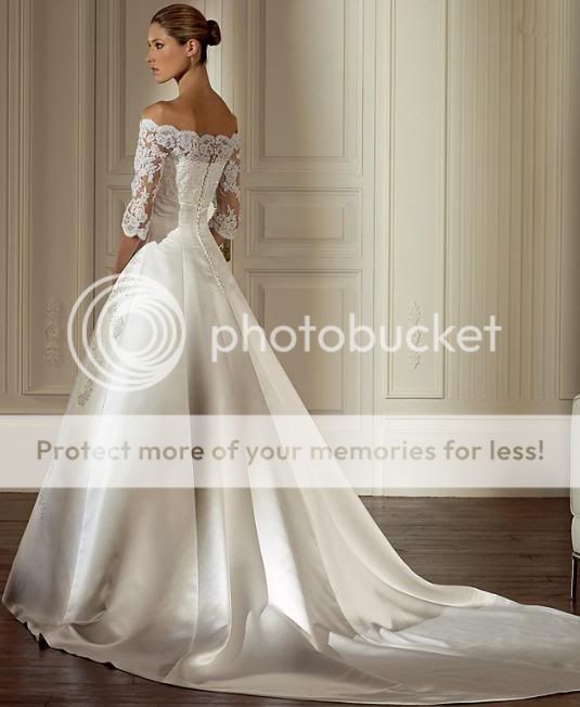   /Ivory Applique Beaded Wedding Dresses Bridal Gown Custom size  