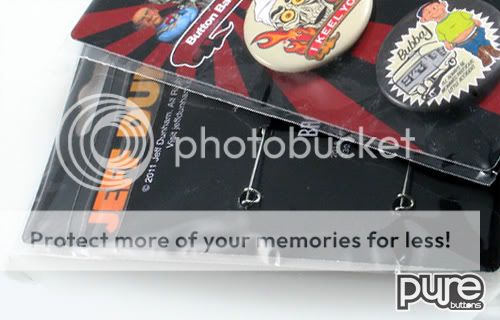 Closeup of Jeff Dunham Button Packs